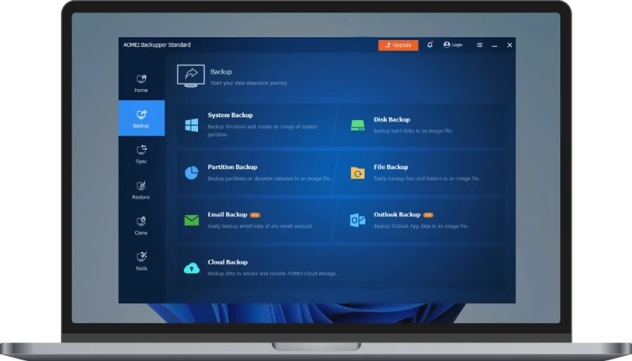Backupper Workstation Screenshot