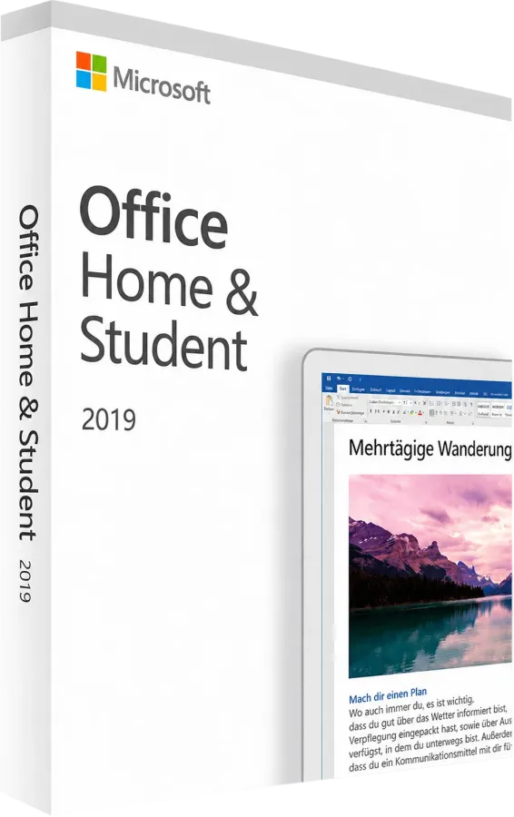 Microsoft Office 2019 Home Student Lizenz Key