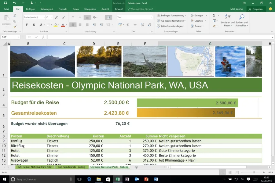 Preview: Office 2016 Professional Plus Excel