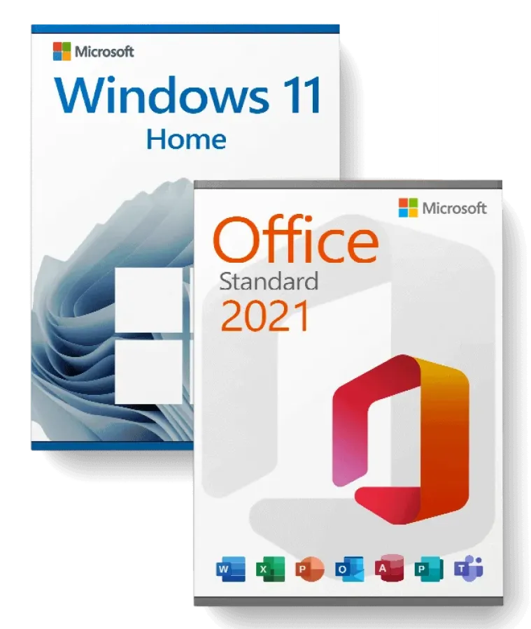 Windows 11 Home und Office 2021 Standard 1 PC Bundle