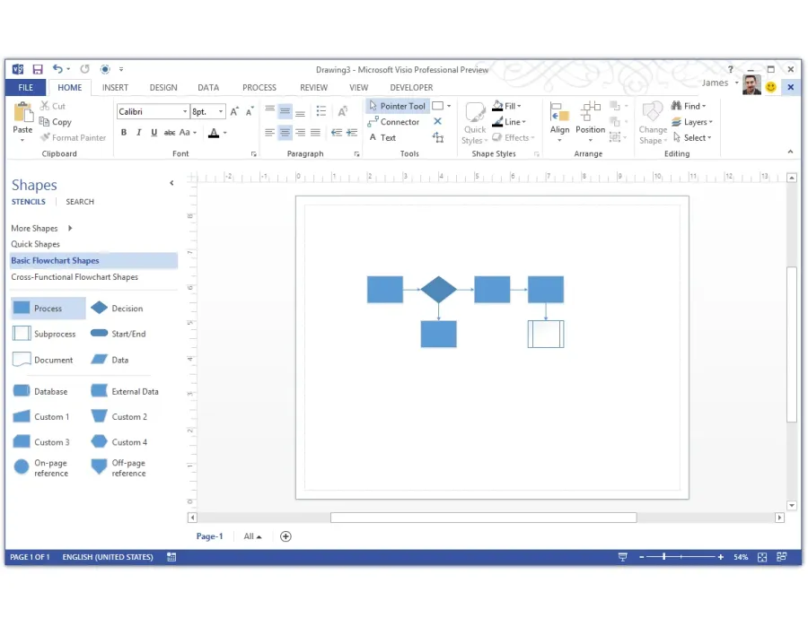 Microsoft Visio 2019 Professional Vollversion