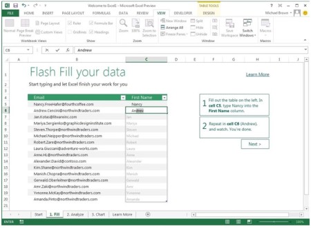 MS Office 2013 Excel