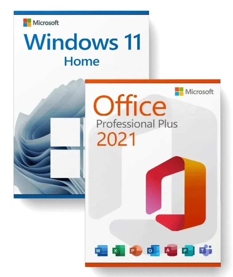 Windows 11 Home und Office 2021 Professional Plus Bundle