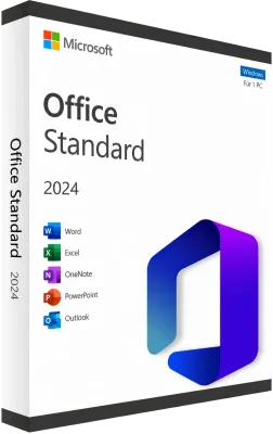 Microsoft Office 2024 Standard Lizenz-Key + Download 32/64-Bit - Kein Abo